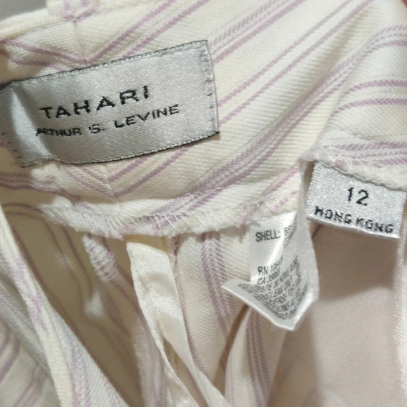 Vintage Tahari Pinstripe suit 12/14 - Picture 3 of 5